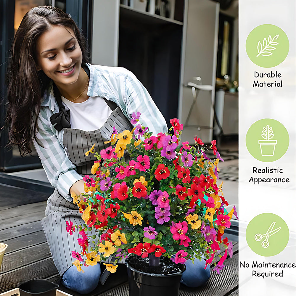 💐Lifelike Outdoor Artificial Hanging Flower Basket Decoration