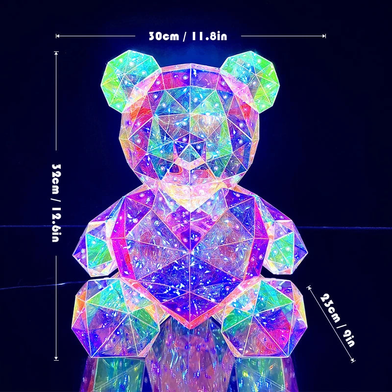 LED Rose Bear with Heart: Perfect Gift for Valentine's Day-KOLAICH™