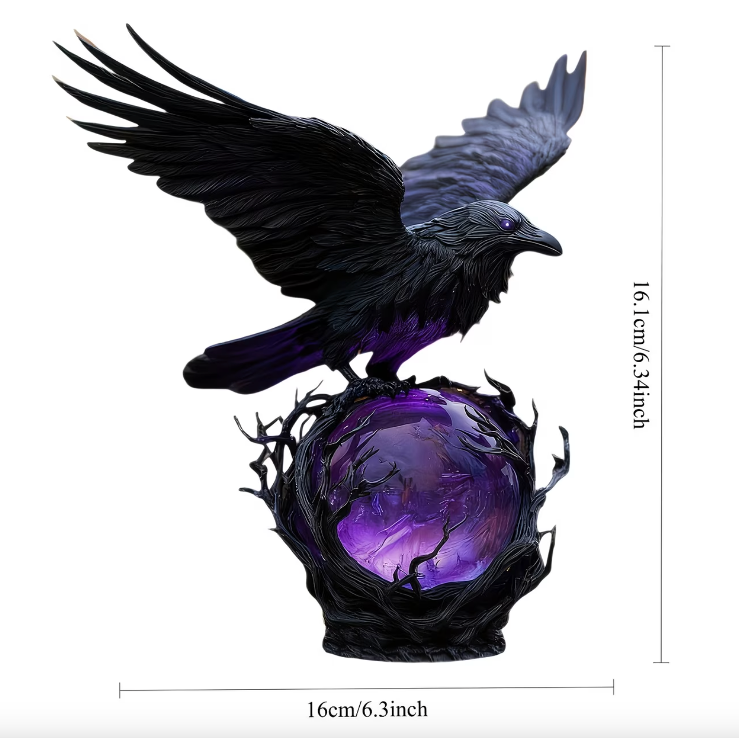 Raven Orb Lamp