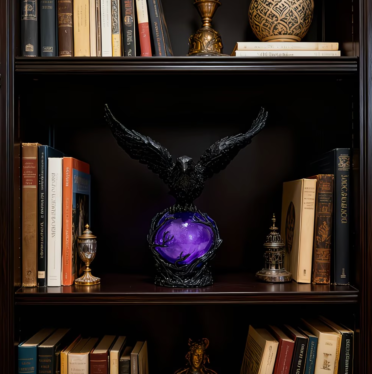 Raven Orb Lamp