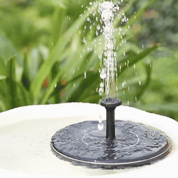 Solar-Powered Easy Bird Fountain Kit - Great Addition to Your Garden!