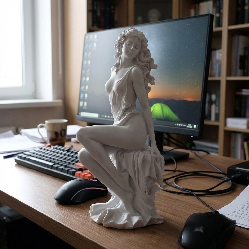 The Sovereign of Solitude · Silent Rebellion Sculpture