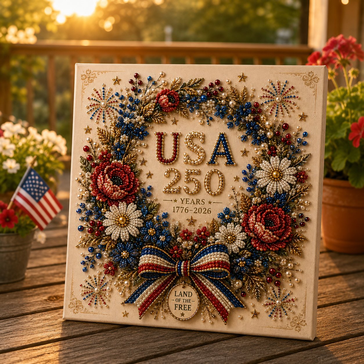 🇺🇸 USA 250th Anniversary DIY Pearl Painting Kit ✨❤️‍🔥BUY 2 GET FREE SHIPPING