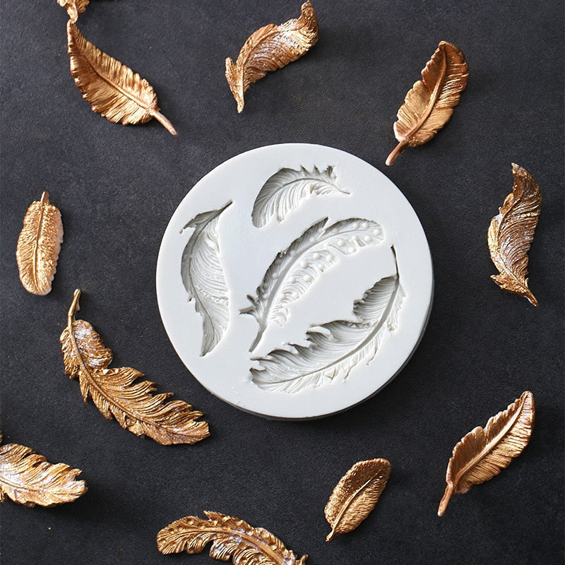 Feathers Fondant Mold-KOLAICH™