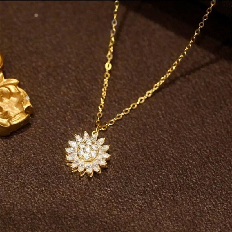Spinning Sunflower Necklace(Buy 2 Get Free Shipping）-KOLAICH™