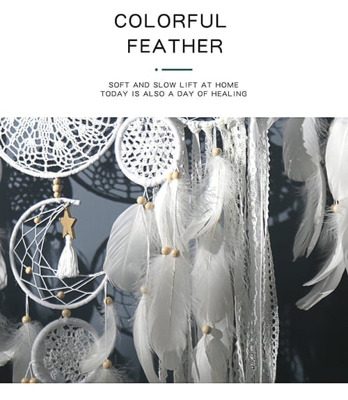Dreamcatcher moon and stars hanging over the bed(Hot Sale-48% Off ）-KOLAICH™