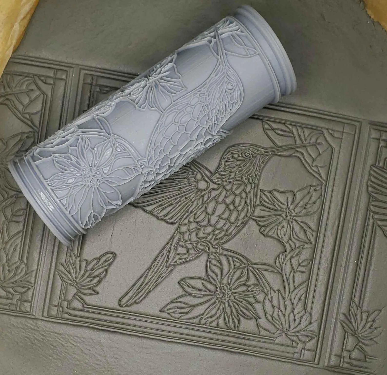 🔥LAST DAY 49% OFF- Clay Tile Roller DIY Various Patterns