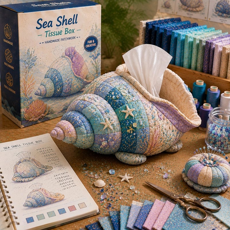 🌟 Crafty Critters DIY Tissue Box Kit – Fun Animal & Ocean Friends! 🌟-KOLAICH™