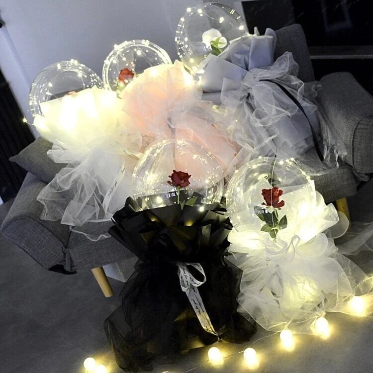 LED Luminous Balloon Rose Bouquet-（ Buy 5 Free Shipping）
