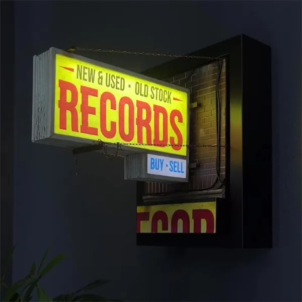 🔥Record Store Retro Wall Light - Record Collector Gift✨3-Year Warranty-KOLAICH™