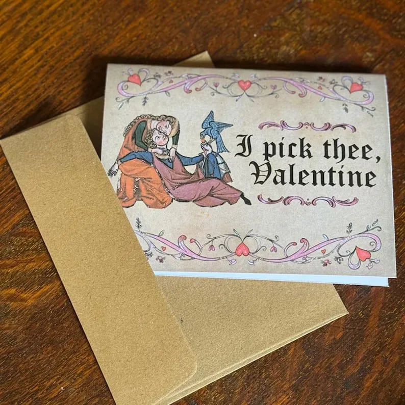 Medieval Valentine's Cards