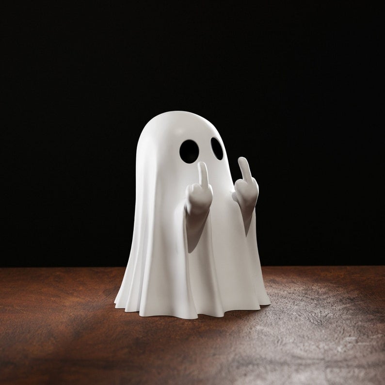 👻 Purely Handmade Cute Ghost Statue🎉-KOLAICH™