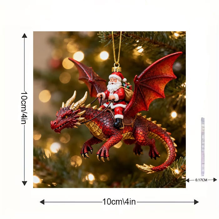 Santa’s Dragon Riders Ornament Collection(2D)-KOLAICH™