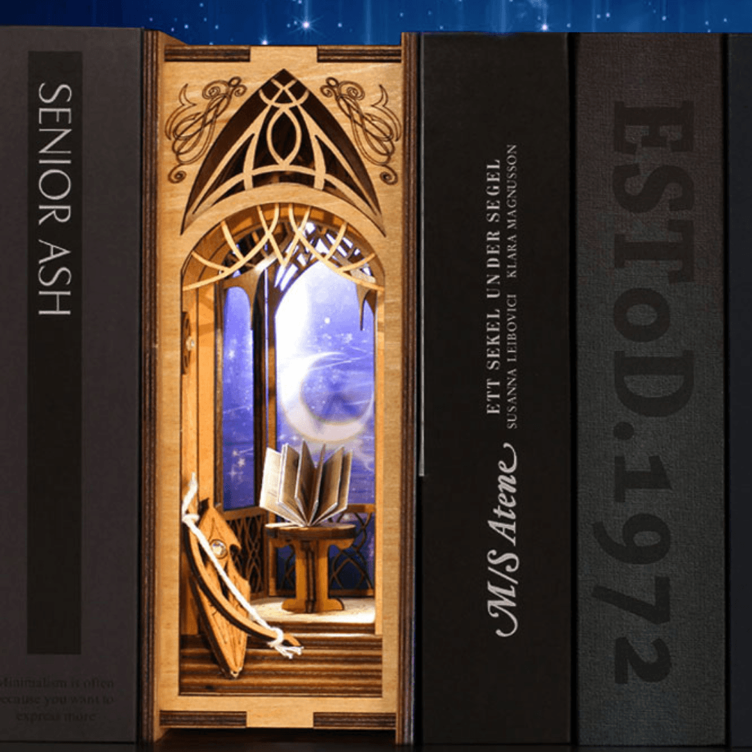Secret Of Galaxy Book Nook 3D Wooden Puzzle-KOLAICH™
