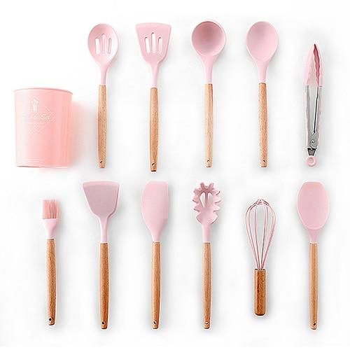 Kitchenware Cooking Utensils Set With Wooden Handle-KOLAICH™