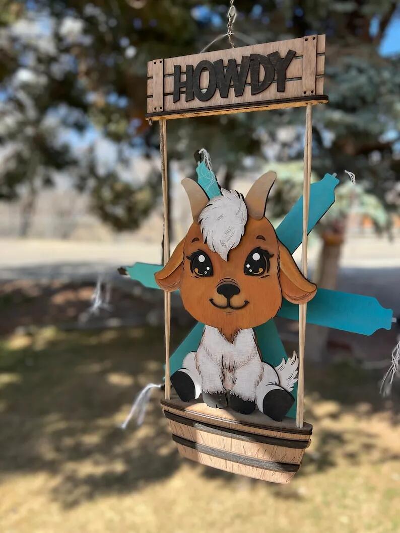 ANIMAL WINDSPINNER DECORATION - BUY 2 FREE SHIPPING