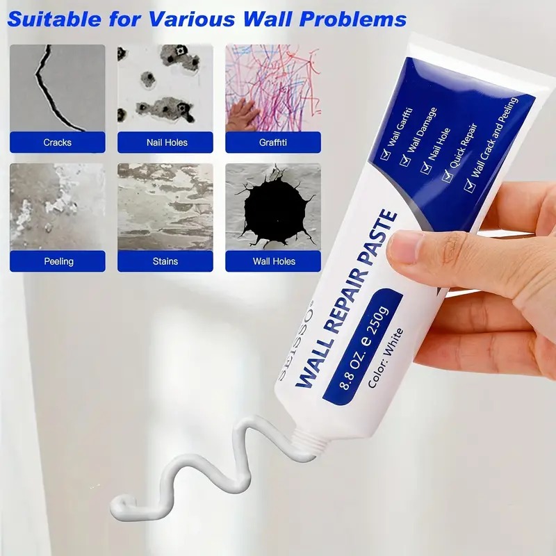 Wall Repair Paste Putty Repair Kit With Scraper-KOLAICH™