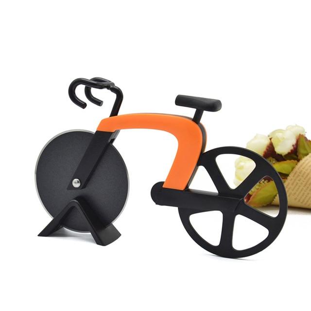 Pizza Cutter Pizza Knife Two-wheel Bicycle Shape Cutting Knife-KOLAICH™