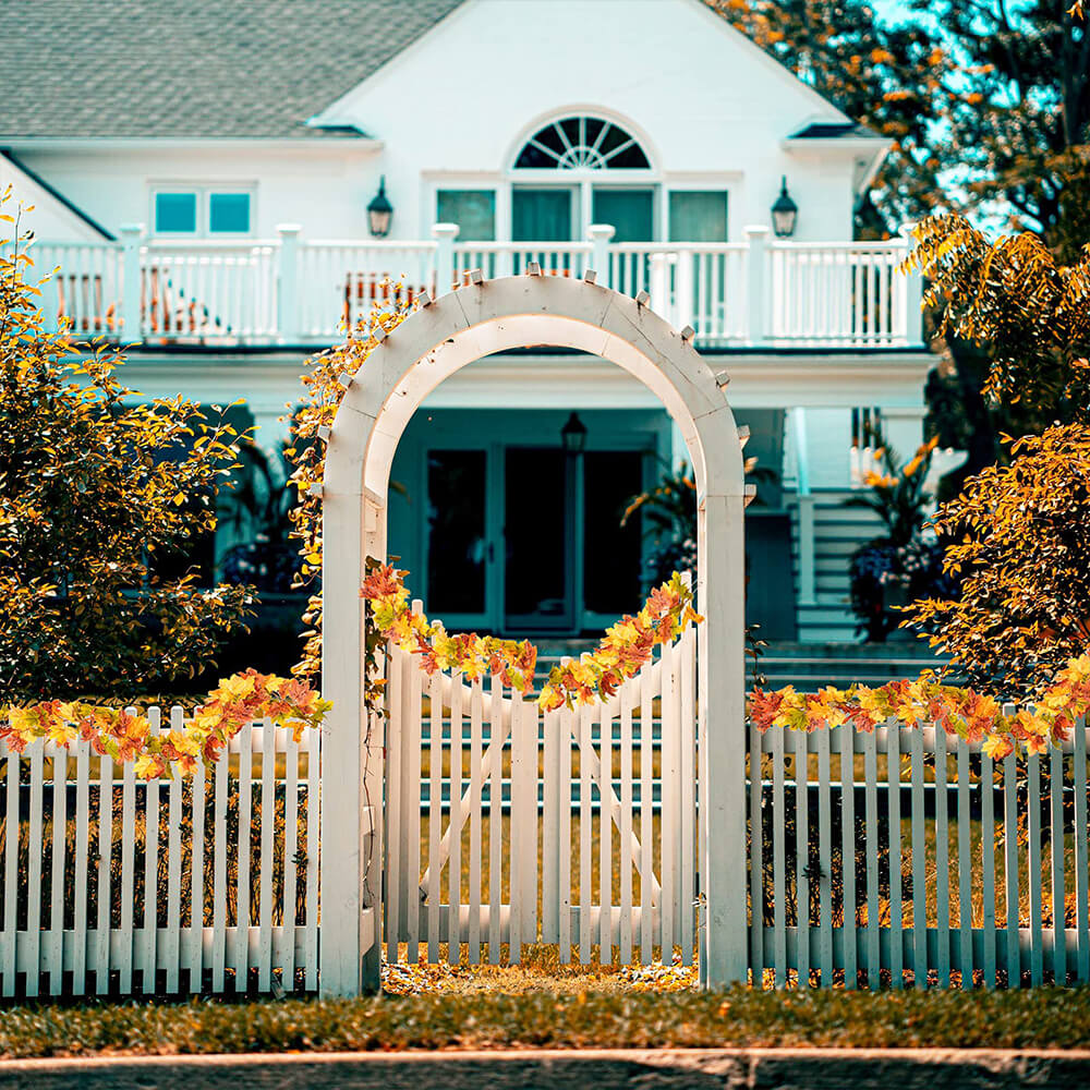 Halloween Hanging Simulated Decorative Maple Leaves