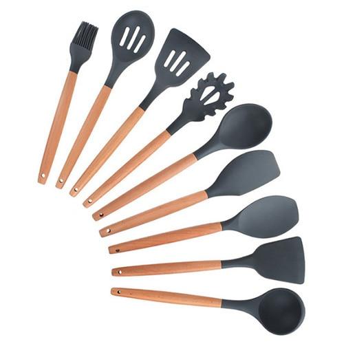 Kitchenware Cooking Utensils Set With Wooden Handle-KOLAICH™
