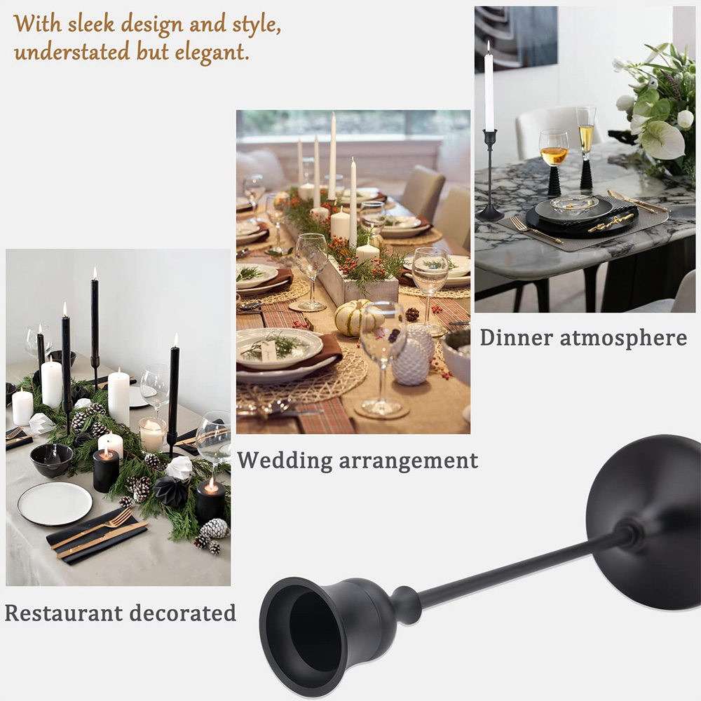 Halloween Black Vintage Candlestick(6 PCS)-KOLAICH™