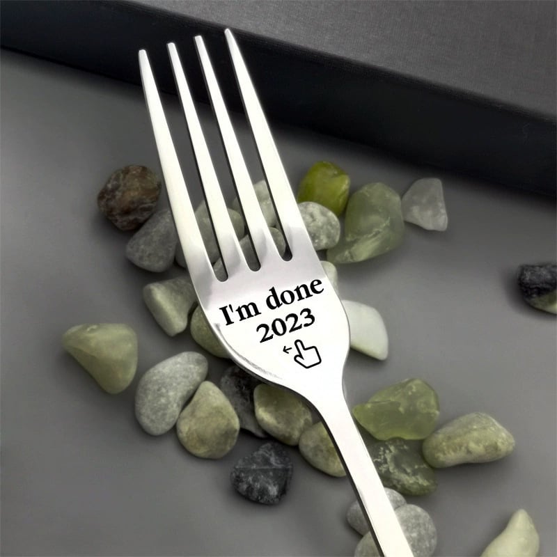 Engraved Fork (With Gift Box)BUY 3 GET EXTRA 15%OFF