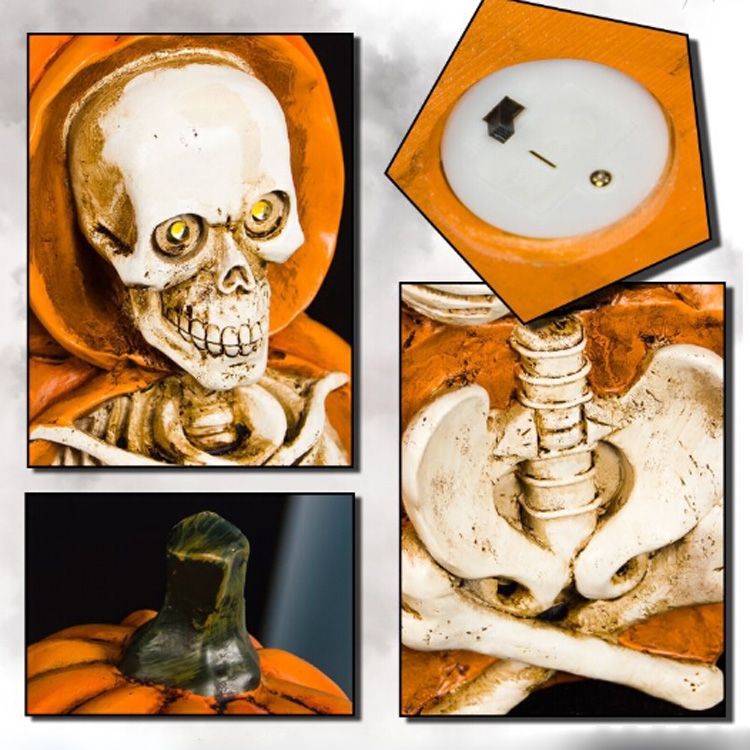 Halloween Glowing Three-Section Skull Skeleton-KOLAICH™