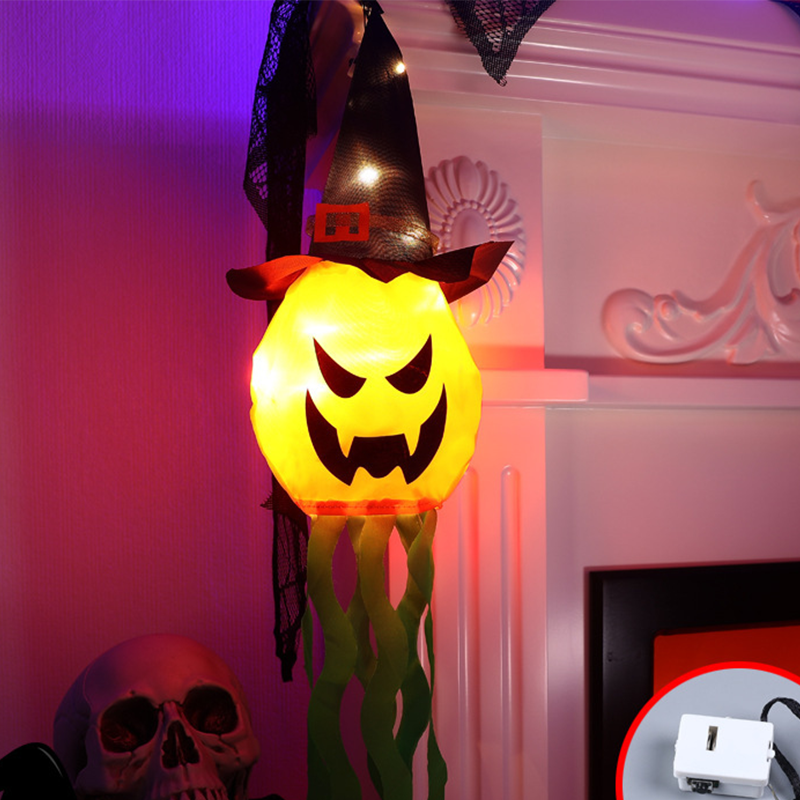 Halloween Wizard Pumpkin Hanging String Lights-KOLAICH™