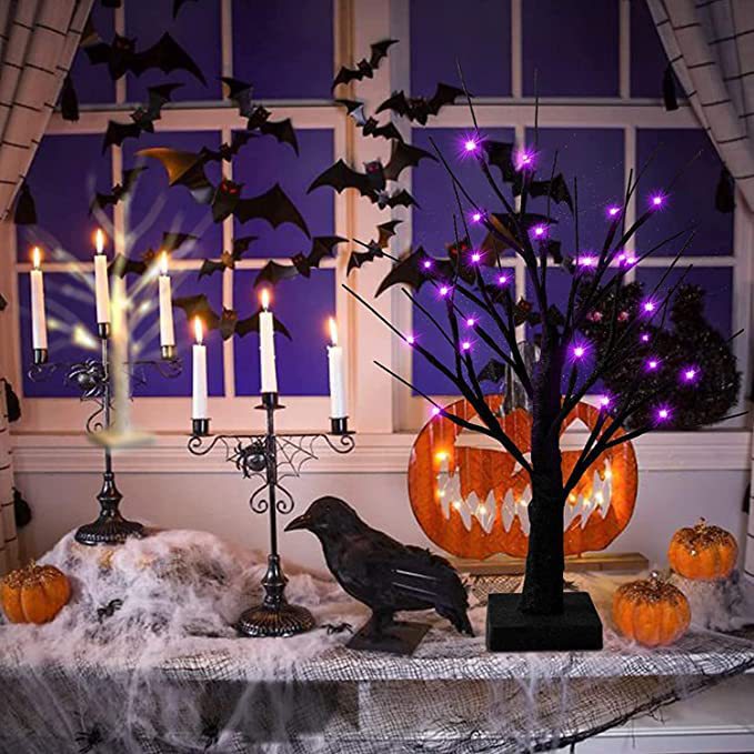 Halloween LED Simulation Purple Tree Lamp-KOLAICH™