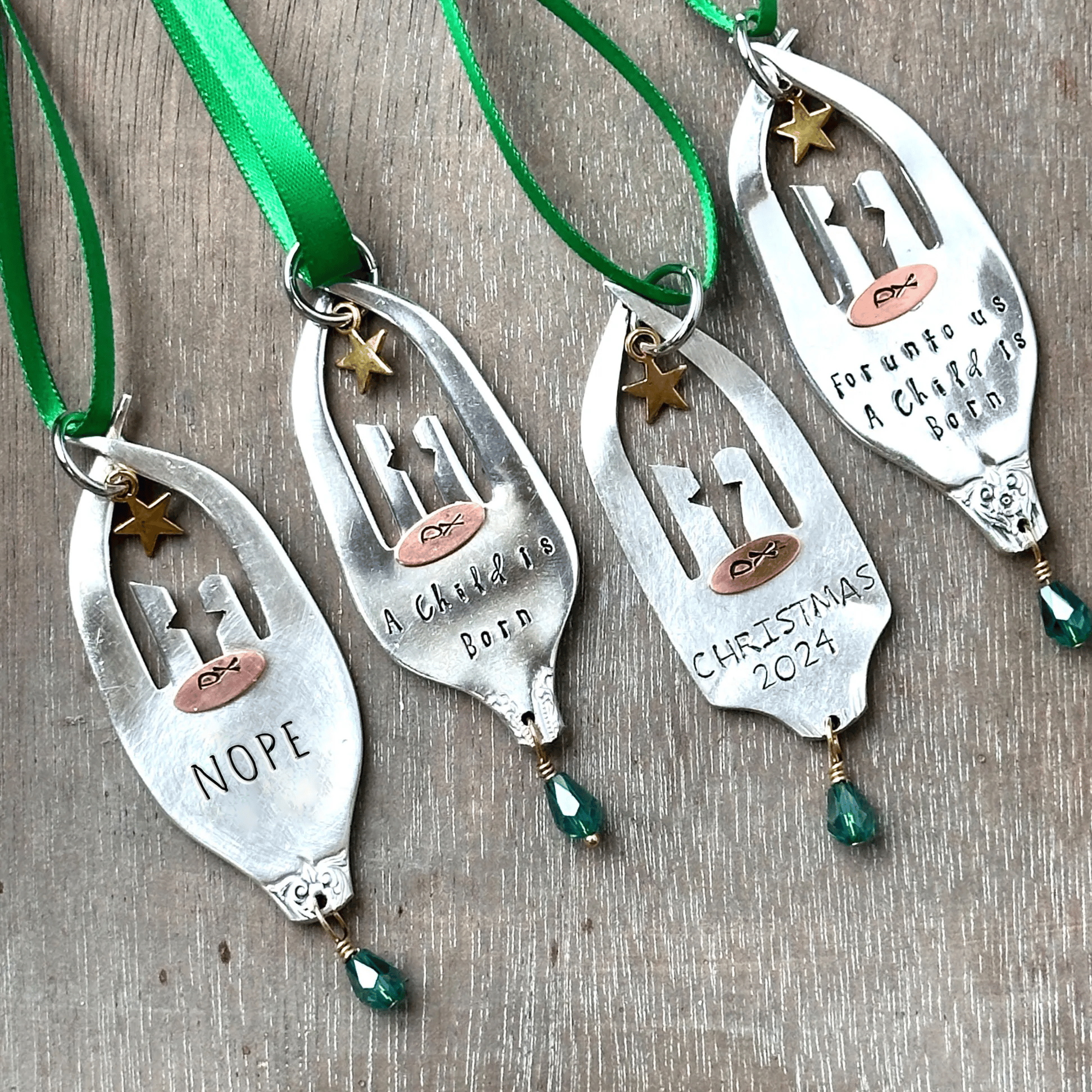 Hot Sale 49% OFF -  Fork Nativity Ornaments