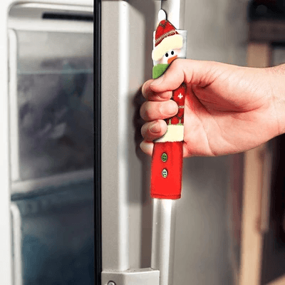 SNOWMAN KITCHEN HANDLE DOOR COVERS