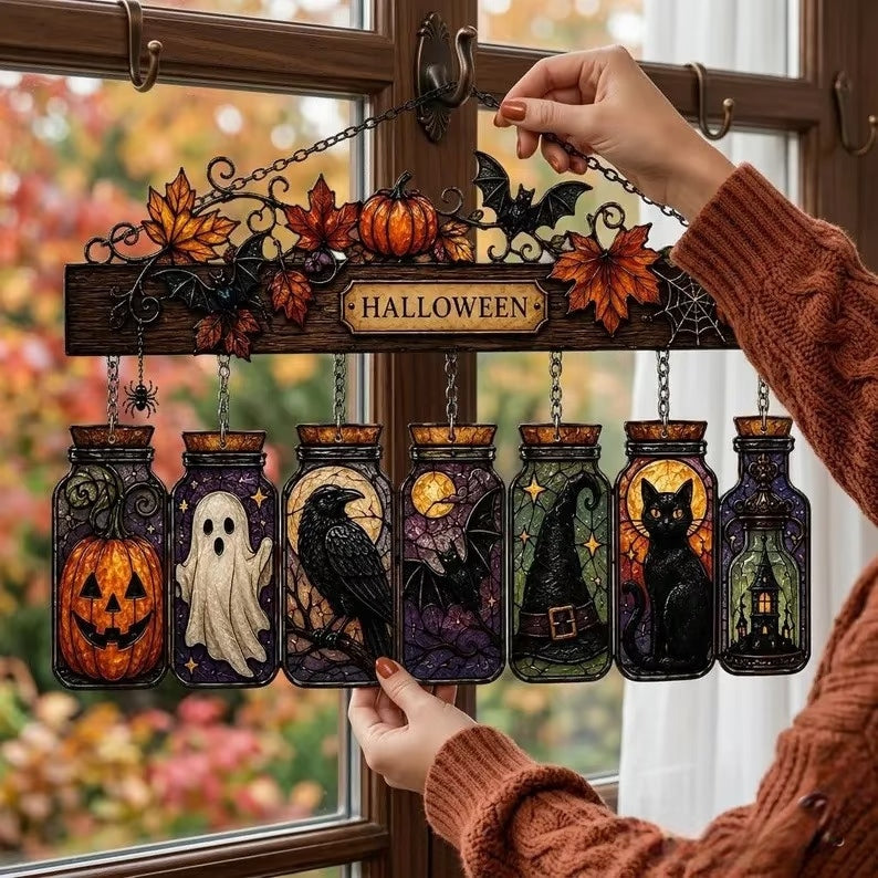 👻Halloween Jar Acrylic Suncatcher🎃🏆-KOLAICH™