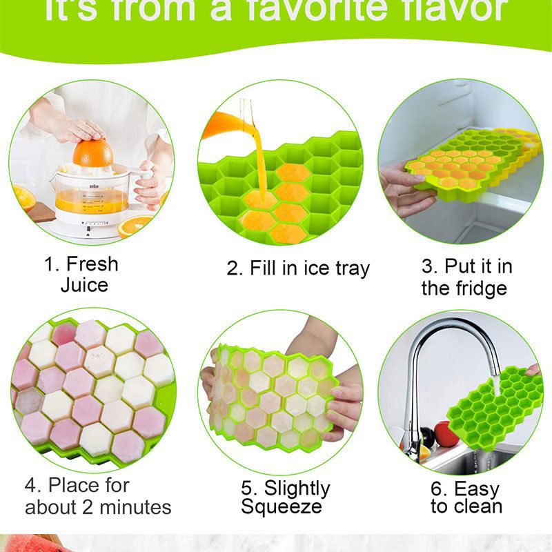 Ice Cube Tray Ice Cube Maker Sphere Mold Ice Cube Tray With Lid-KOLAICH™