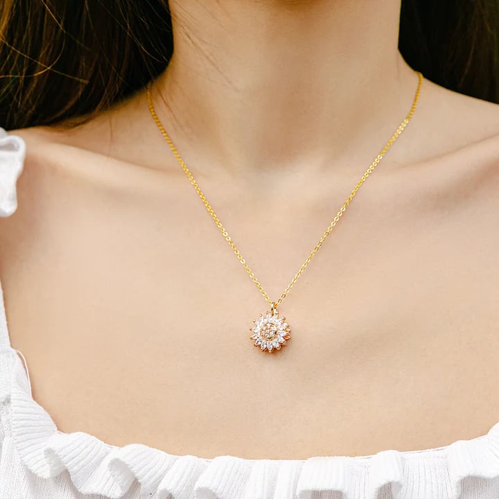 Spinning Sunflower Necklace(Buy 2 Get Free Shipping）-KOLAICH™