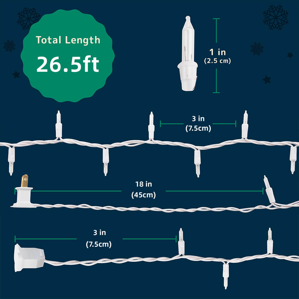 Halloween Christmas Tree White String Lights(100 LEDs)-KOLAICH™