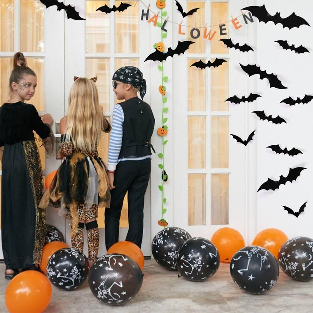 Halloween Bat Waterproof Sticker(120 PCS)-KOLAICH™