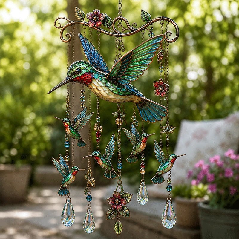 🔥Last Day 49% OFF - 🐦🎐Graceful Hummingbird Wind Chime-KOLAICH™