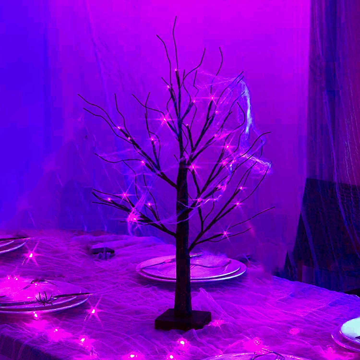 Halloween LED Simulation Purple Tree Lamp-KOLAICH™