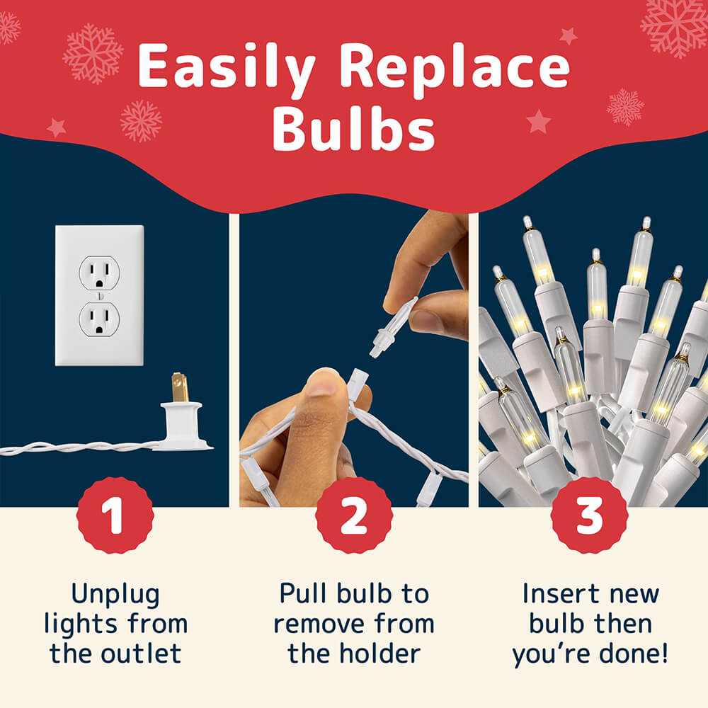 Halloween Christmas Tree White String Lights(100 LEDs)-KOLAICH™