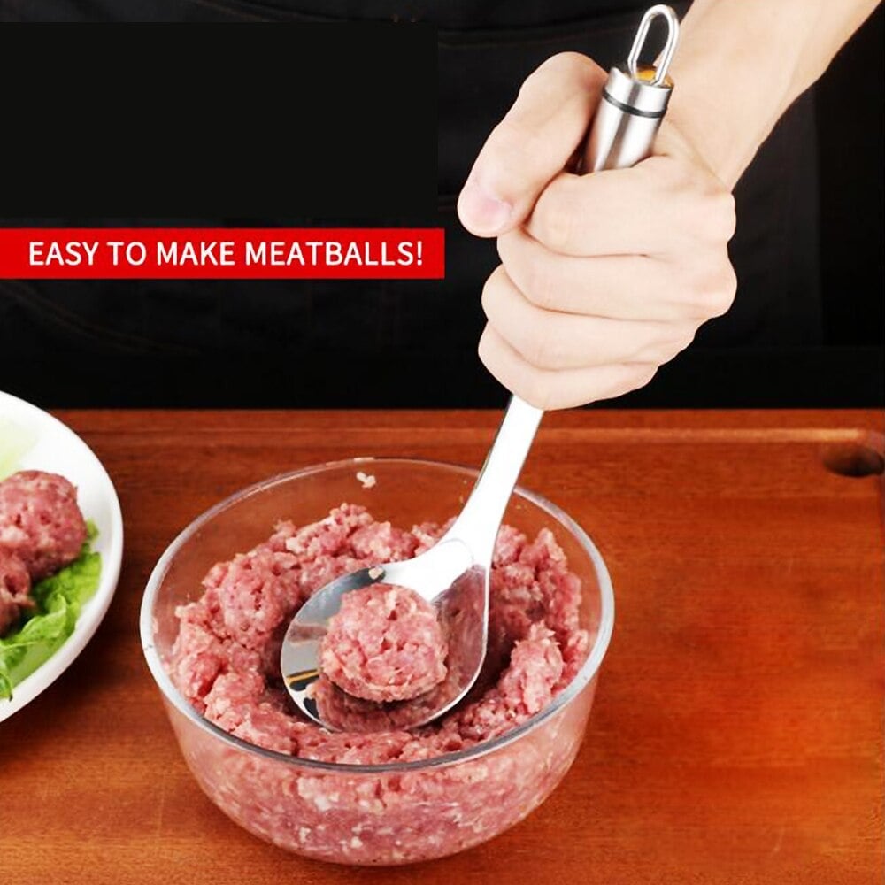 (🎄🎁2023-Christmas Hot Sale🎁-48% OFF) Stainless Steel Meatball Maker Spoon