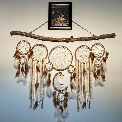 Dreamcatcher moon and stars hanging over the bed(Hot Sale-48% Off ）-KOLAICH™