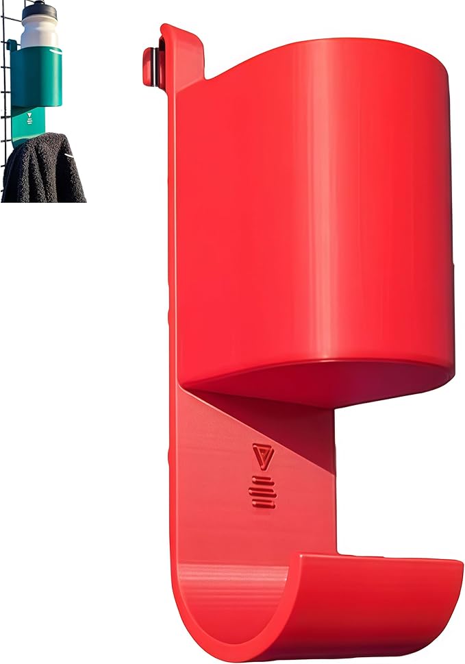 🔥Hot Sale 49% OFF🏆Paddle Tennis Water Bottle And Towel Rack – Court Side Organizer for Tennis Players