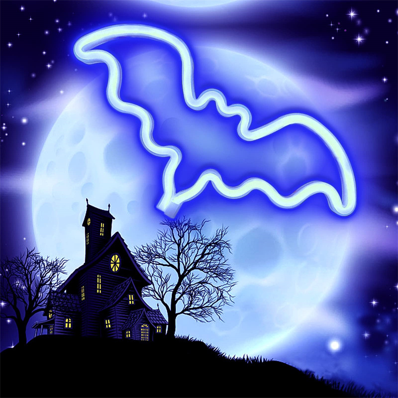 Halloween Bat Neon LED Decorative Light-KOLAICH™