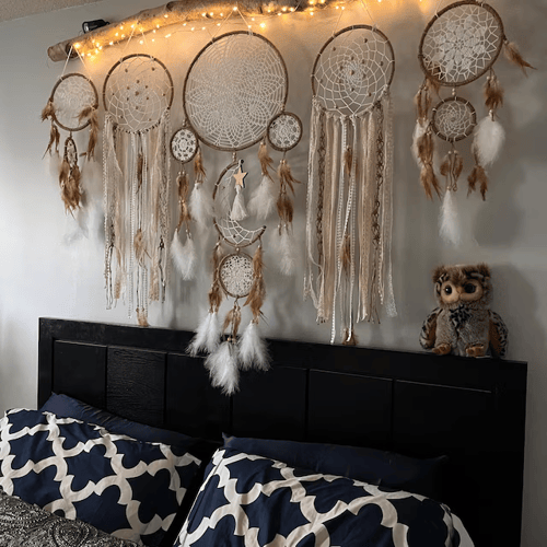 Dreamcatcher moon and stars hanging over the bed(Hot Sale-48% Off ）-KOLAICH™