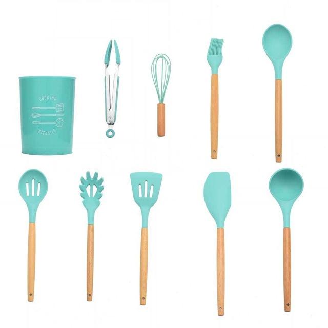 Kitchenware Cooking Utensils Set With Wooden Handle-KOLAICH™