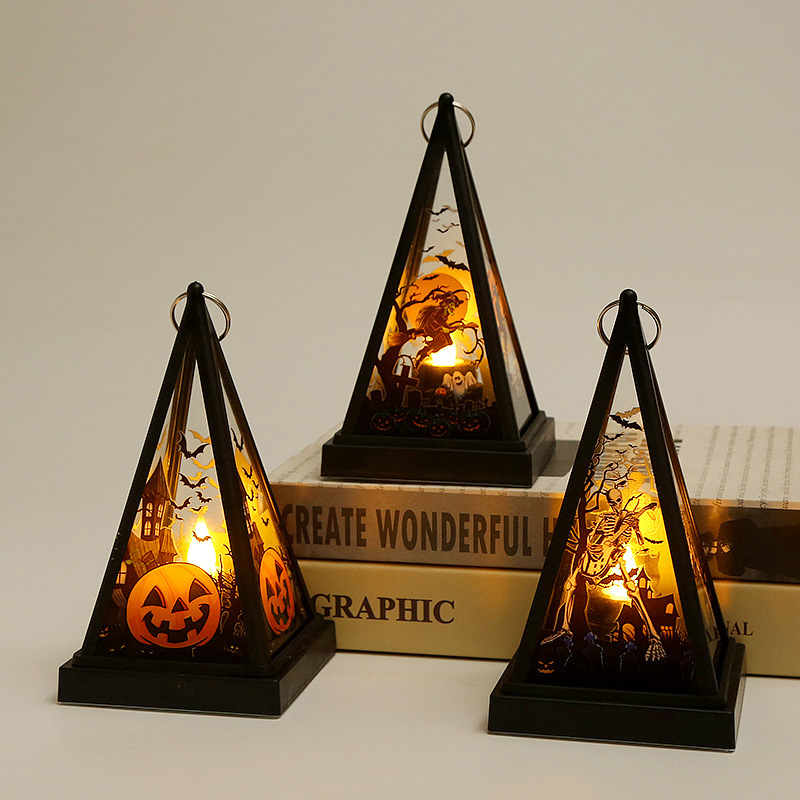 Halloween Pumpkin Lantern Handheld Wind Lantern-KOLAICH™