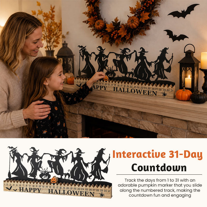 31 day Halloween countdown pumpkin marker