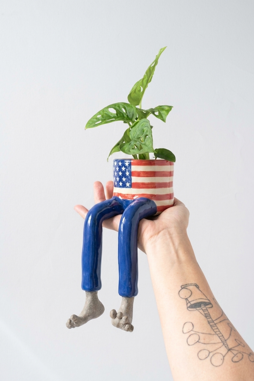 👖 The Hanging Legs Family™ Whimsical Hanging Legs Planter – Cute & Funny Home Decor