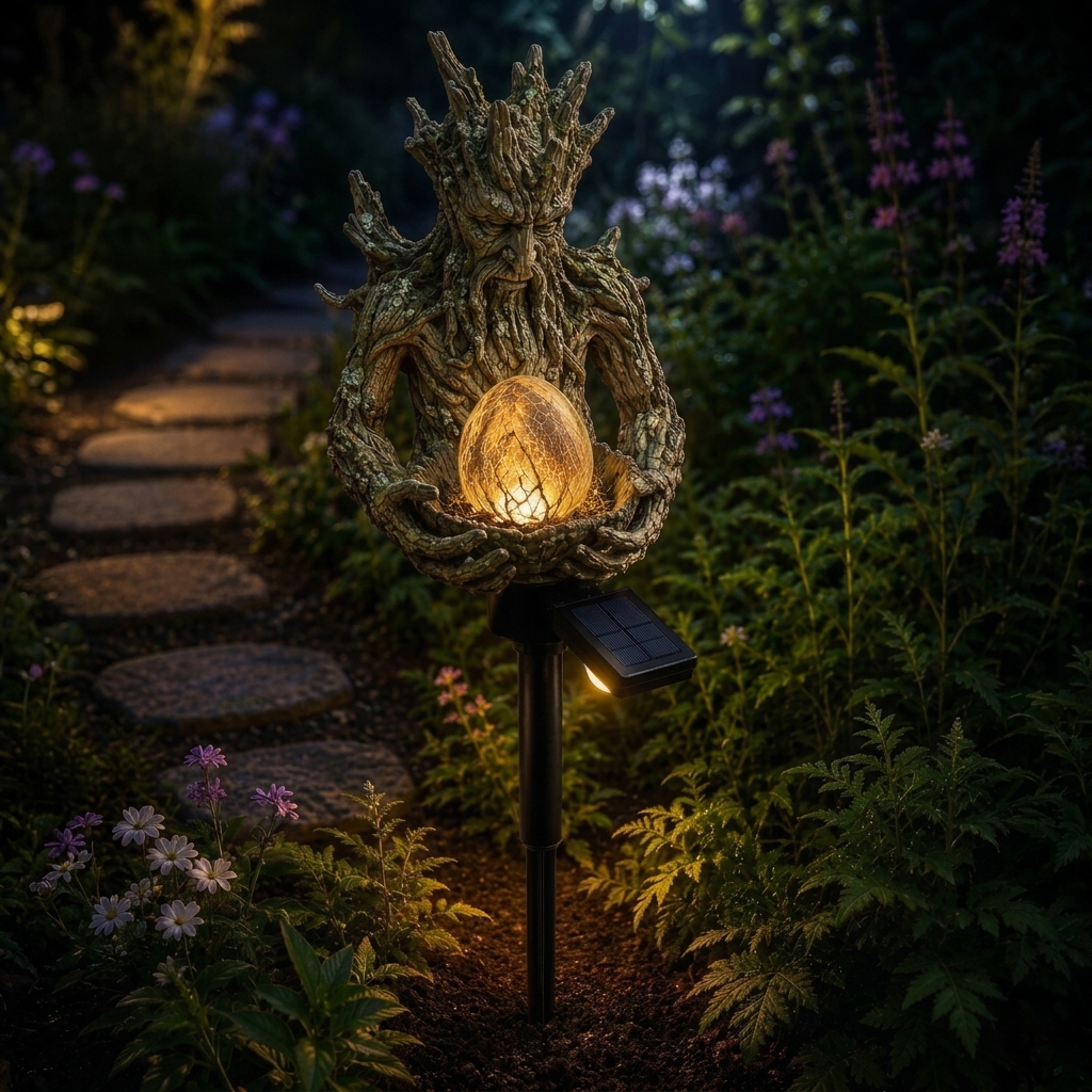 The Guardian of Light™ – Solar Tree Spirit Garden Lamp