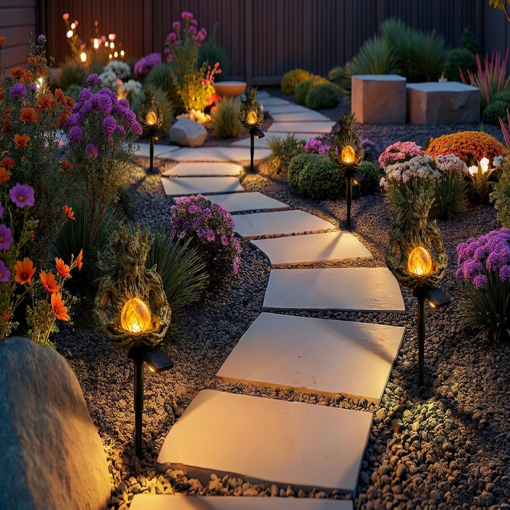 The Guardian of Light™ – Solar Tree Spirit Garden Lamp
